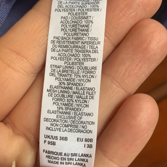 Nike Pro Rival Fade High Support Sports Bra 36B - Picture 8 of 8